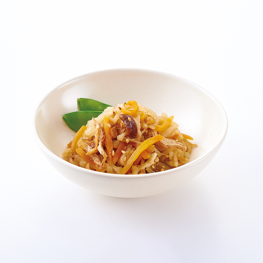 006024　100g:　食品　オーサワの惣菜シリーズ　切干大根(煮物)