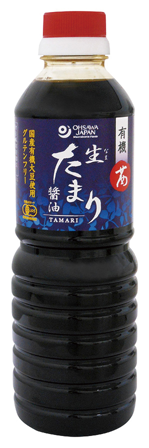 オーサワの有機茜生たまり醤油（グルテンフリー）