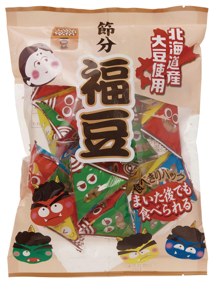 北海道産大豆節分福豆（テトラパック入）