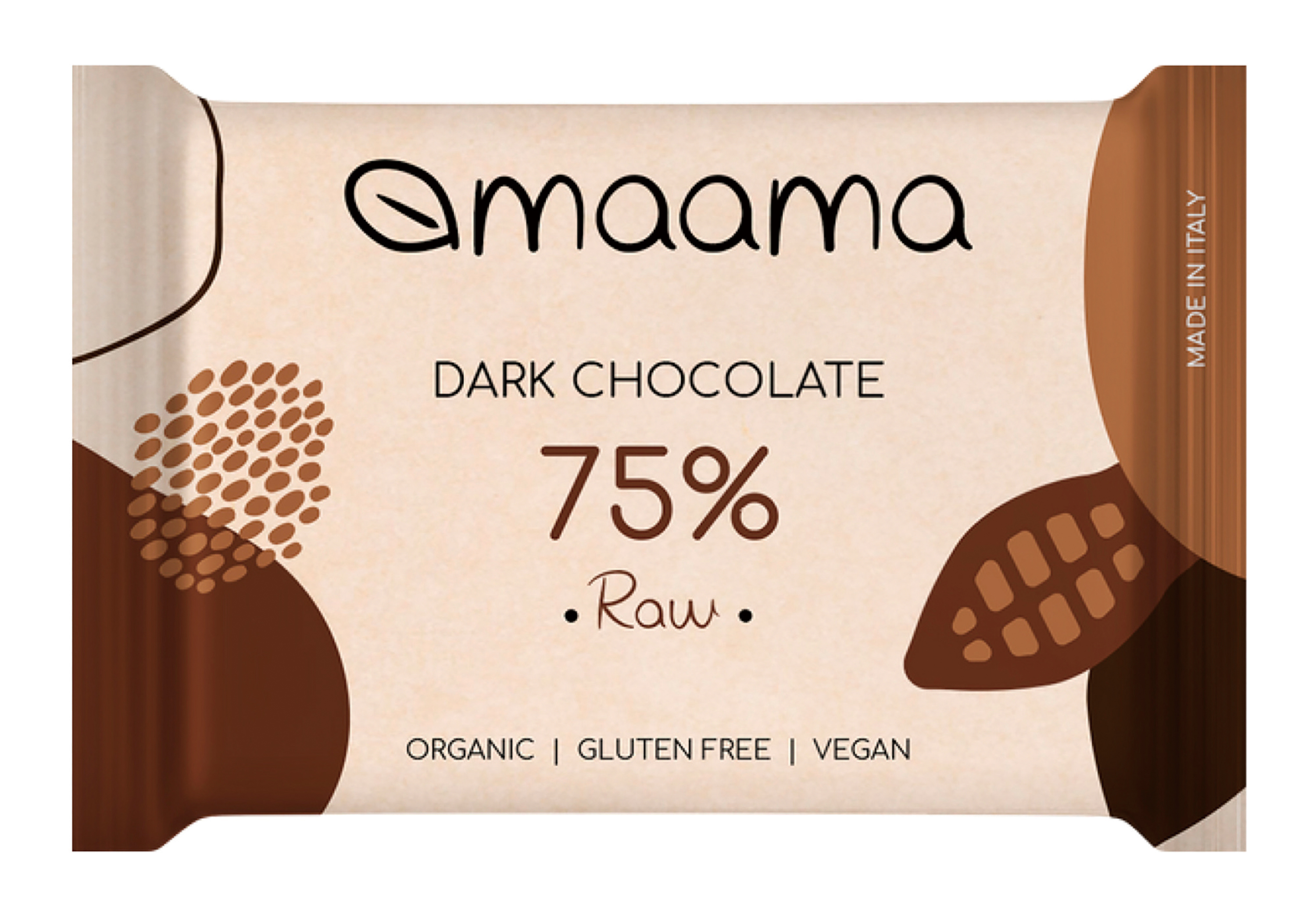 【11月新商品】maama　有機ローチョコレート75%