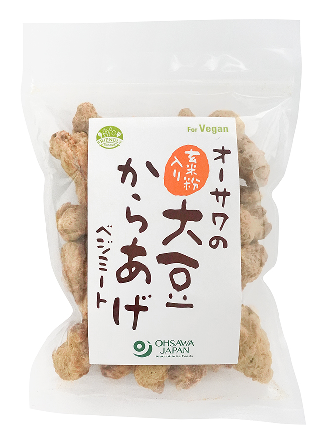 オーサワの玄米粉入り大豆からあげ(ベジミート)
