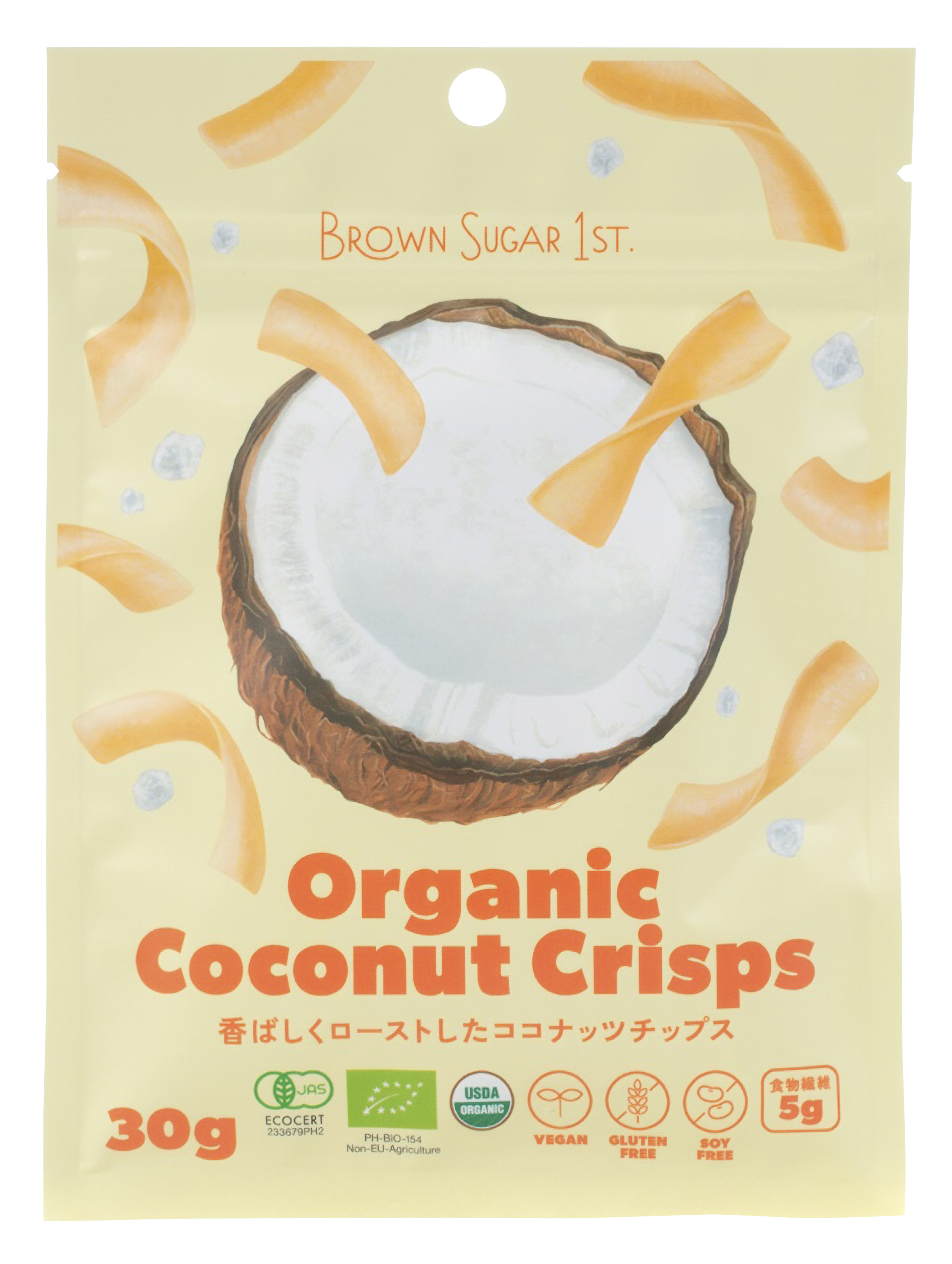 オーガニック ココナッツクリスプ