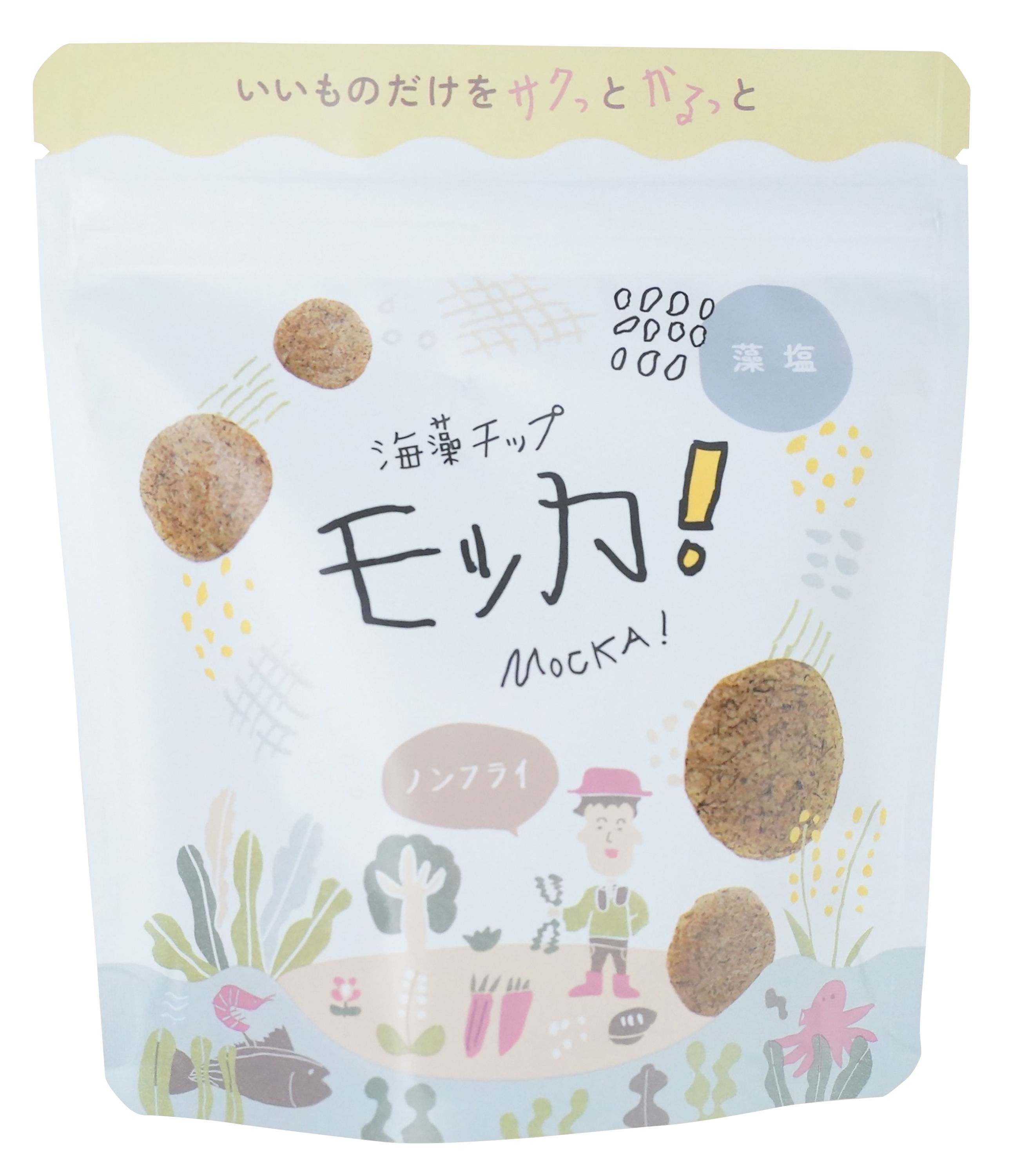 【2月新商品】海藻チップ モッカ！藻塩