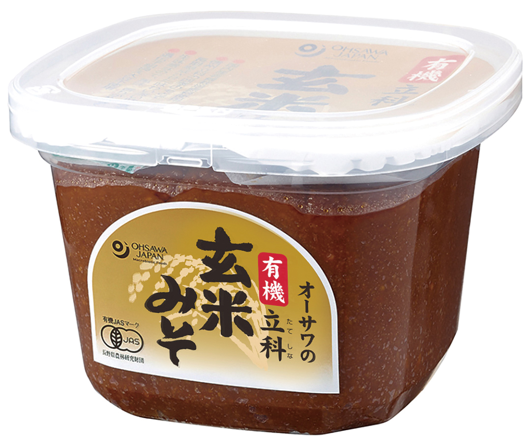 ※中止※オーサワの有機立科玄米みそ　（仕様変更品　9271あり）