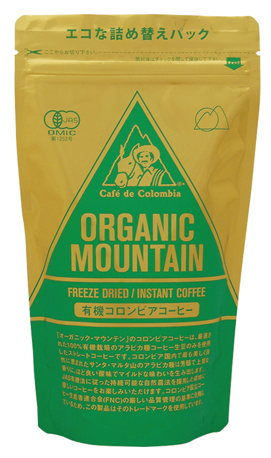 オーガニックマウンテン　有機インスタントコーヒー（袋）