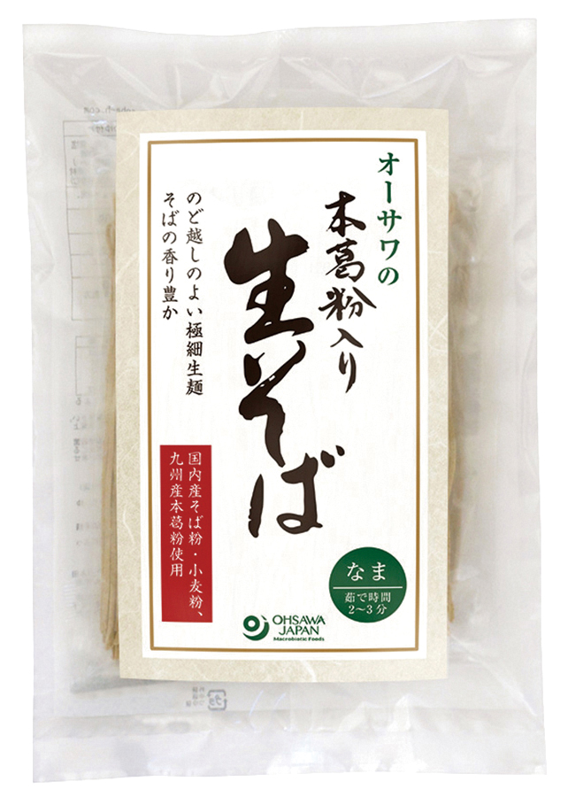 ※中止※オーサワの本葛粉入り生そば　（代替品 9414あり）