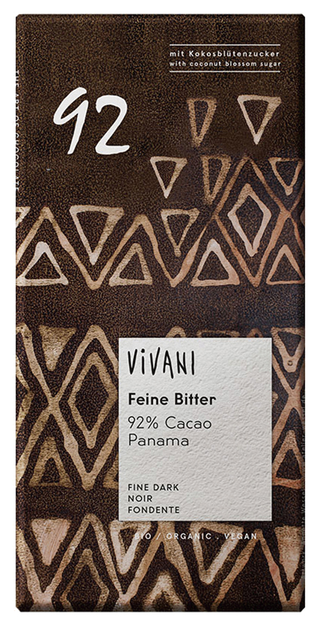 【冷蔵品】【11/1～ 6379】ViVANI オーガニックファインダークチョコレート92%【販売期間：4月1日～10月31日予定】