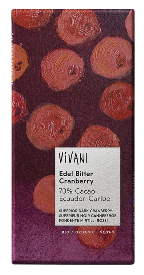 ※中止※ViVANIオーガニックダークチョコレート クランベリー　7901へ