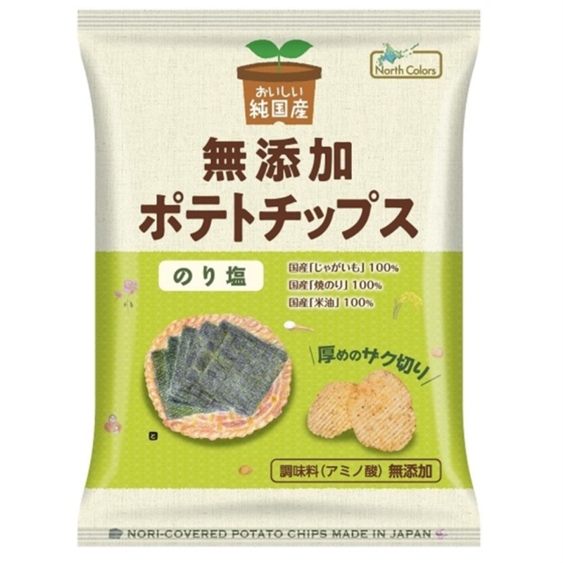 【リマセレクション】純国産ポテトチップス のり塩味