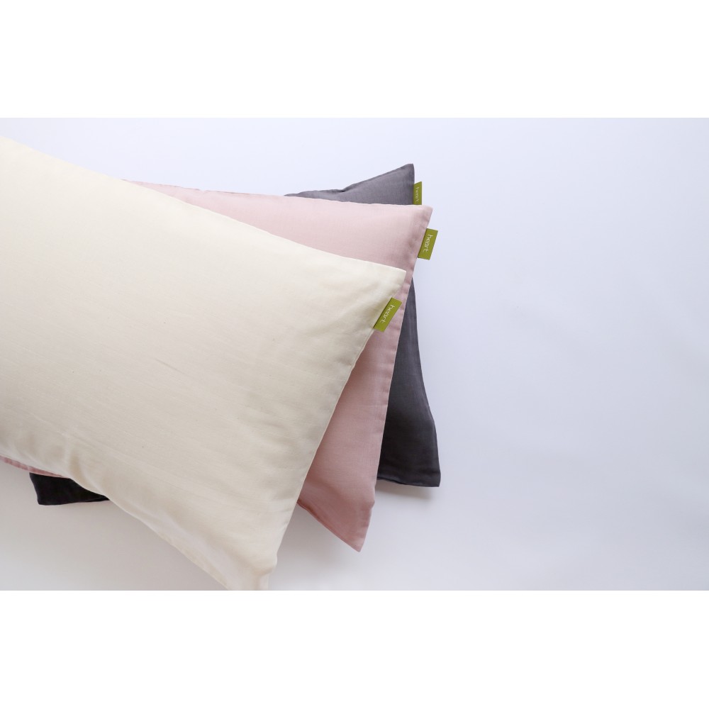 【リマ特選直送品】紡々(つむぎ)ガーゼの枕カバー　ラージサイズ　生成