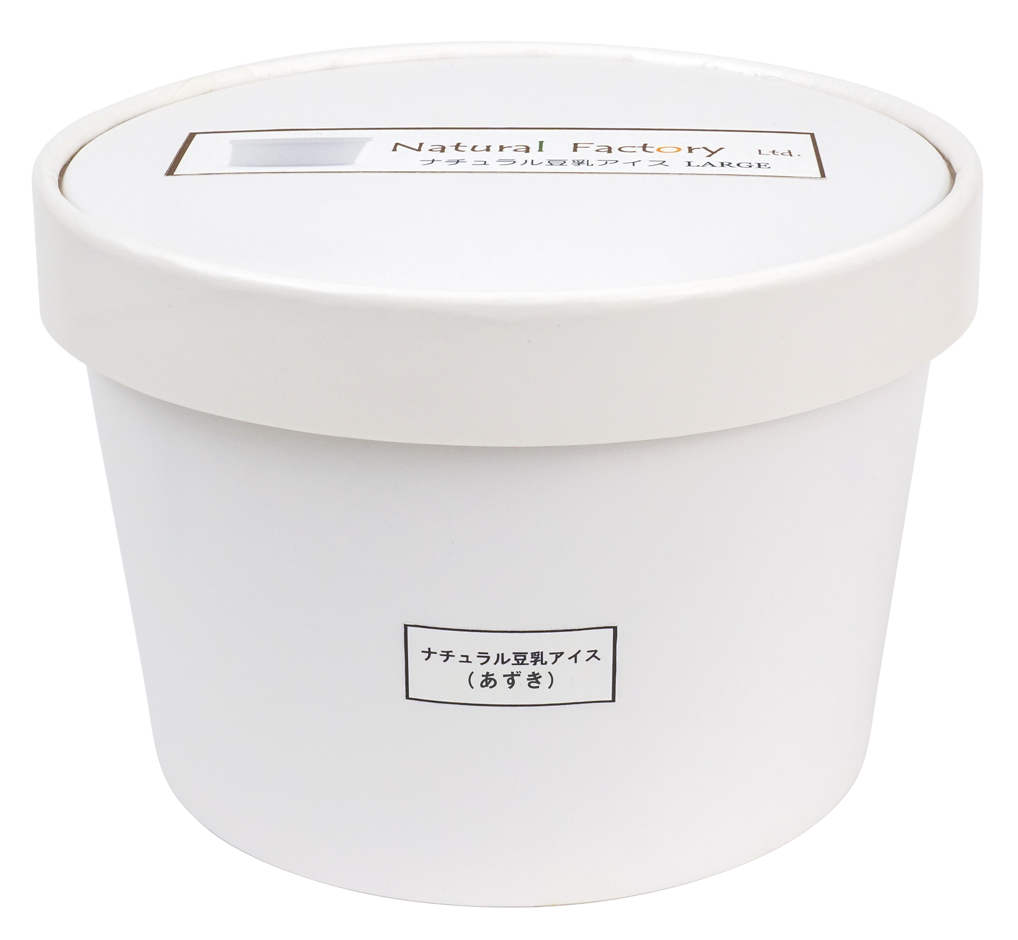 【リマ特選直送品】ナチュラルファクトリー ナチュラル豆乳アイス(あずき) 1Lラージサイズ【販売期間:9月1日~2月28日予定】