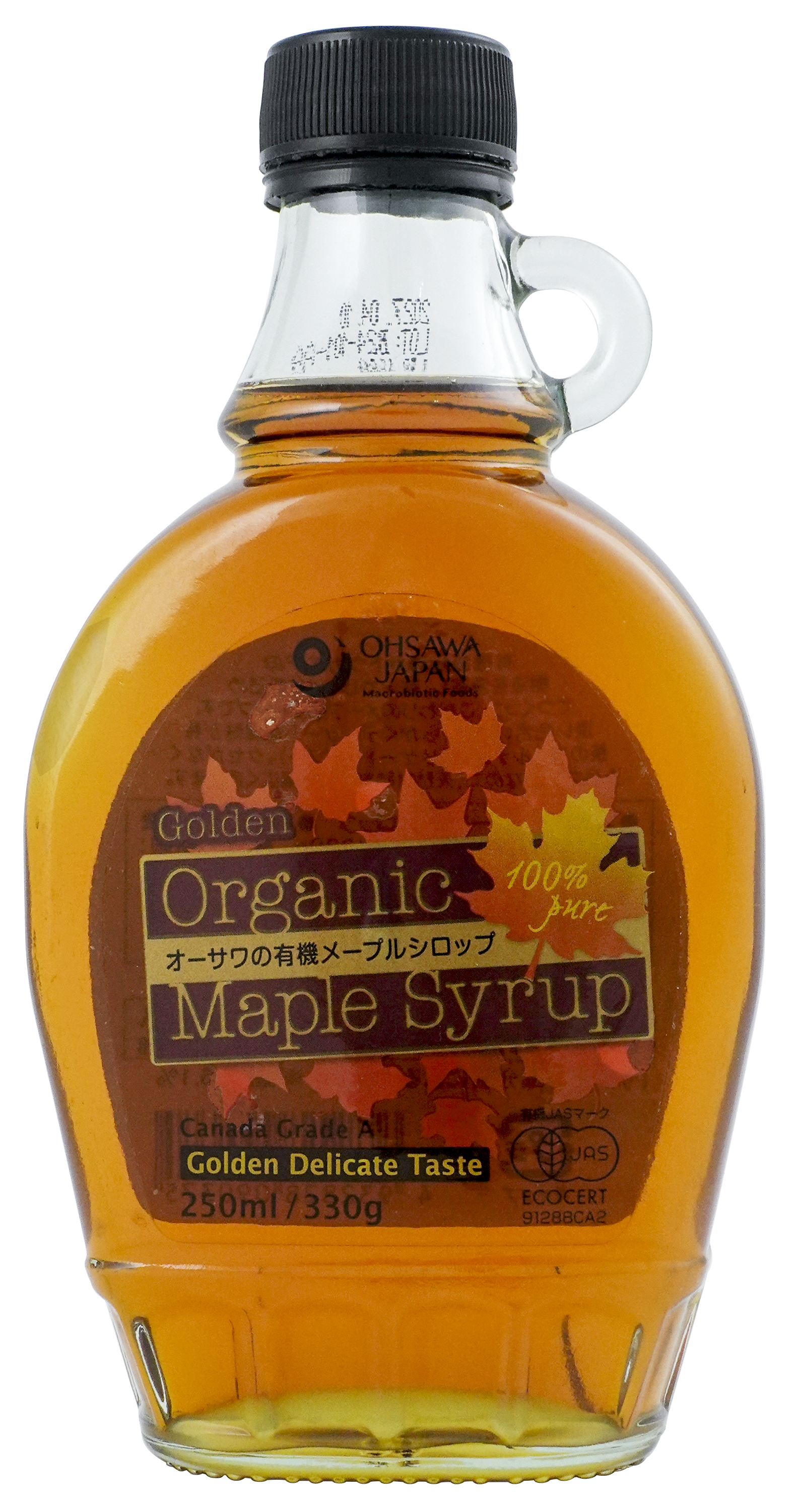 オーサワの有機メープルシロップ ゴールデン(デリケートテイスト)