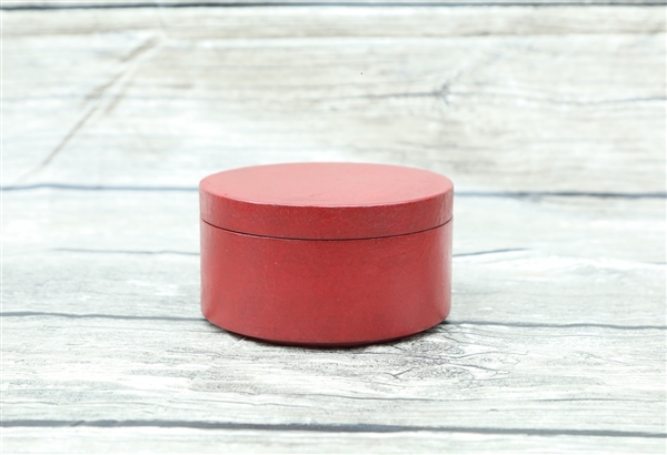 【リマ特選直送品】クアントバスタ 和紙貼り漆塗りくり抜き弁当箱 朱漆 1段