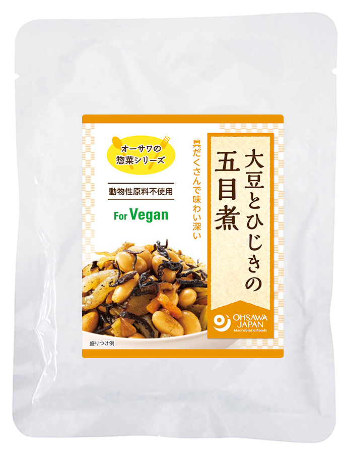 オーサワの惣菜シリーズ 大豆とひじきの五目煮