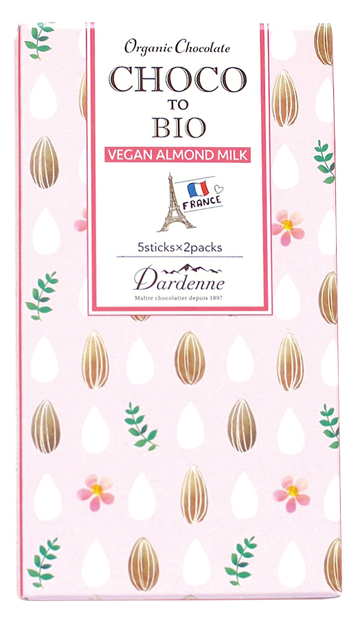 ※中止※ダーデン　チョコっとビオ 有機ココシュガーチョコレートアーモンドミルク