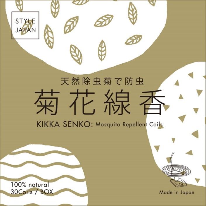 アロマで防虫 菊花線香(丸型)