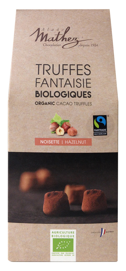 ※中止※オーガニック トリュフチョコレート(ヘーゼルナッツ)
