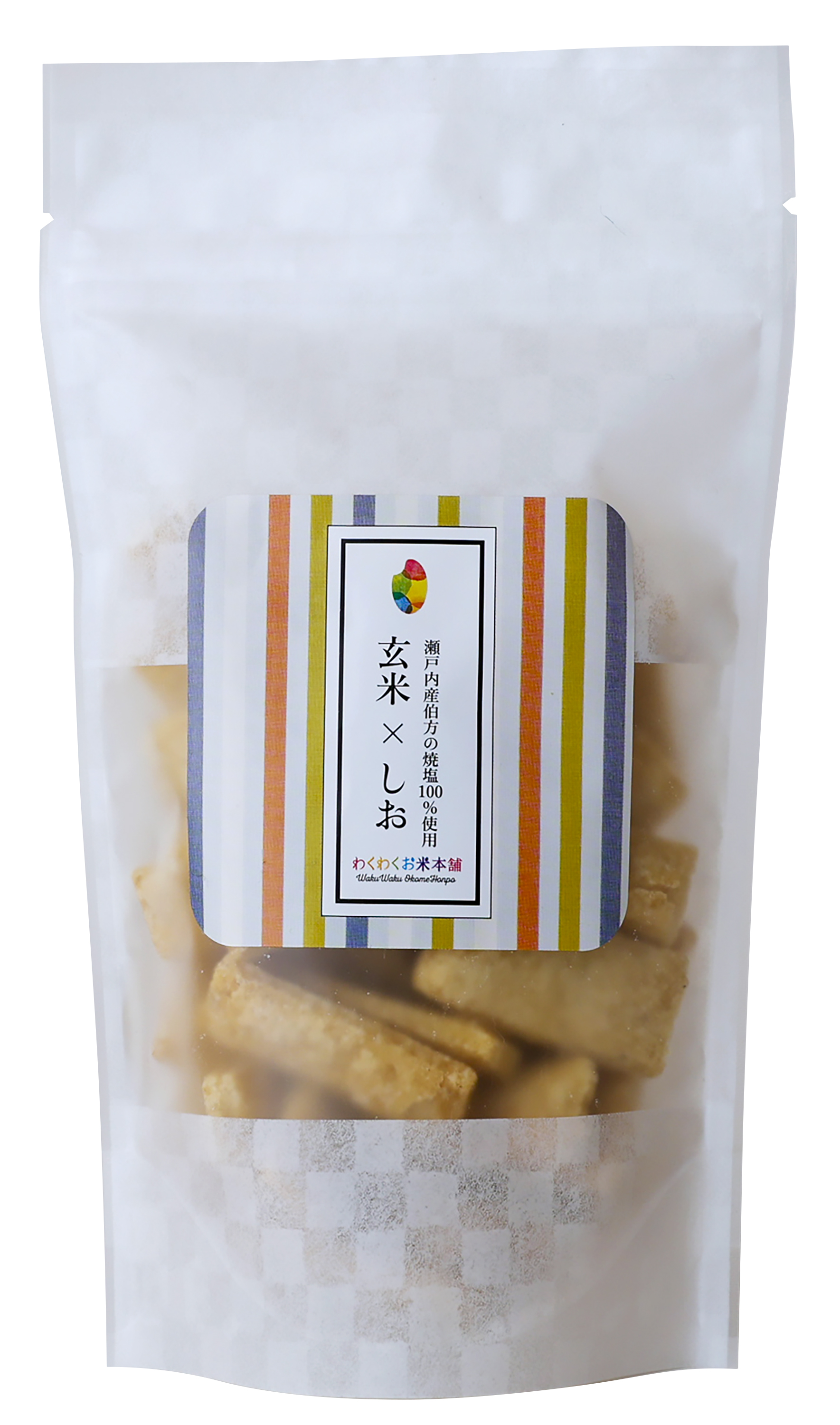 【1月10日新発売】玄米スナック（しお）