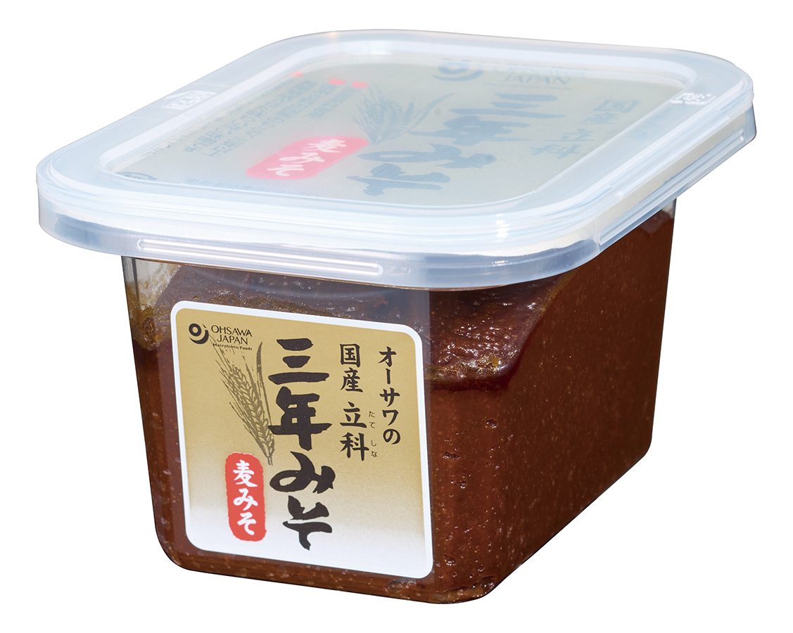 オーサワの国産立科三年みそ（麦）
