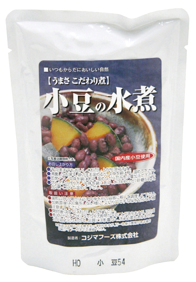国内産 小豆の水煮