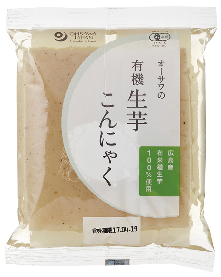 オーサワの有機 生芋こんにゃく(板)