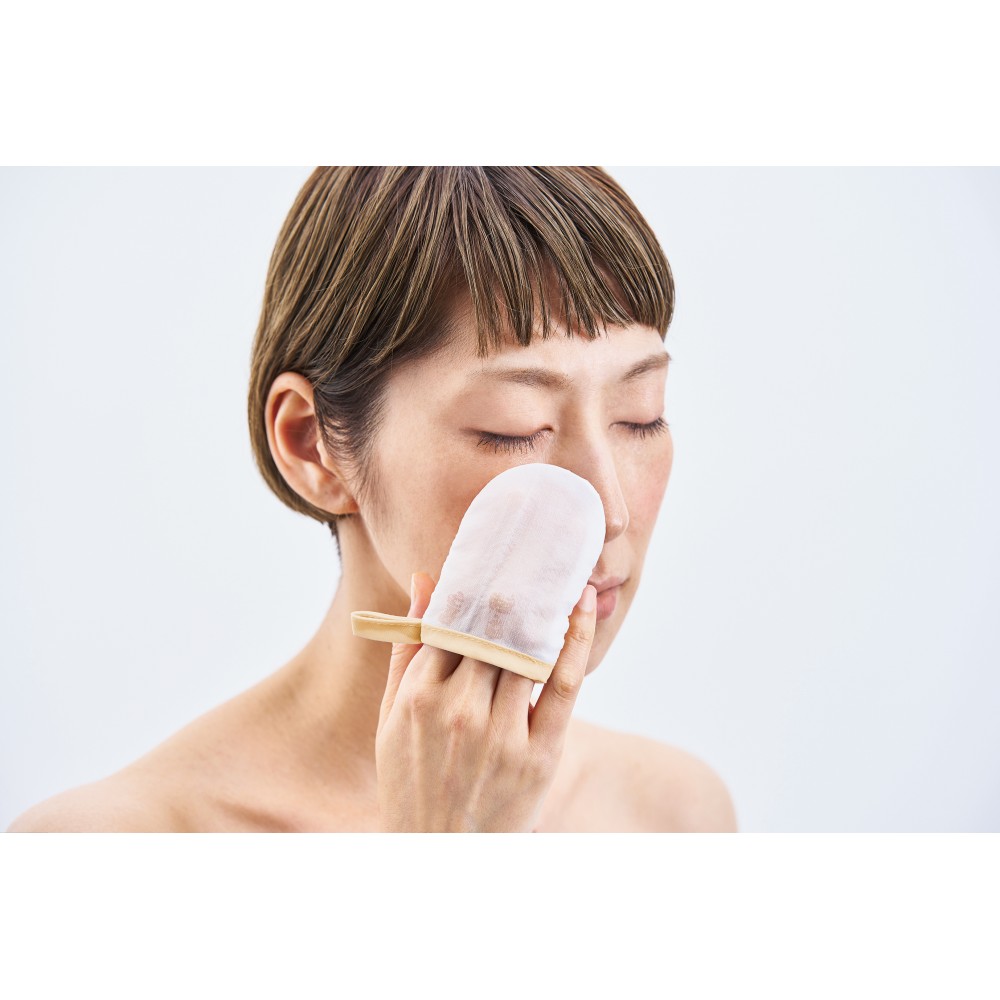 【リマ特選直送品】絹のバスミトンセット（シルキータイプ）