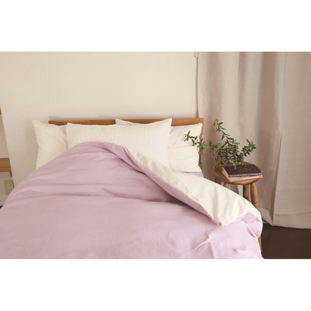 【リマ特選直送品】播州織あったか起毛掛カバー　すもも　シングル