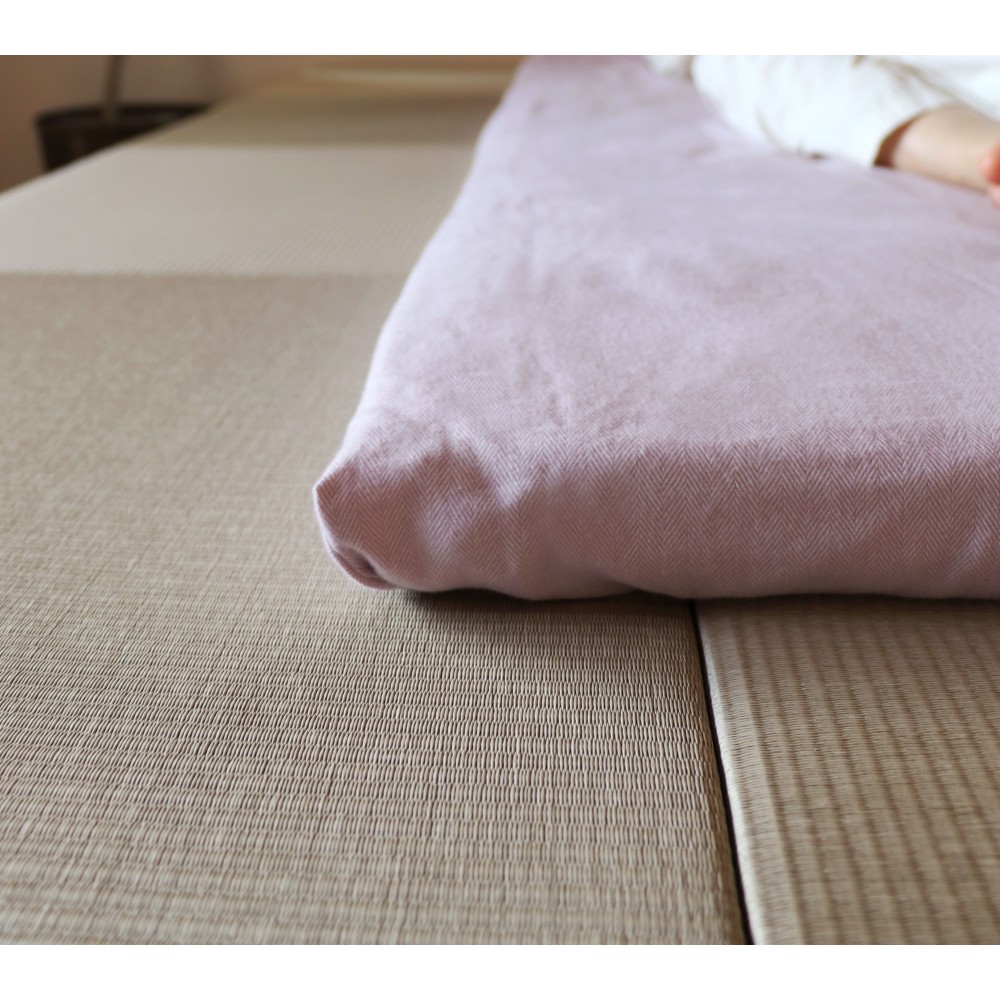 【リマ特選直送品】播州織あったか起毛フィットシーツ　すもも　シングル