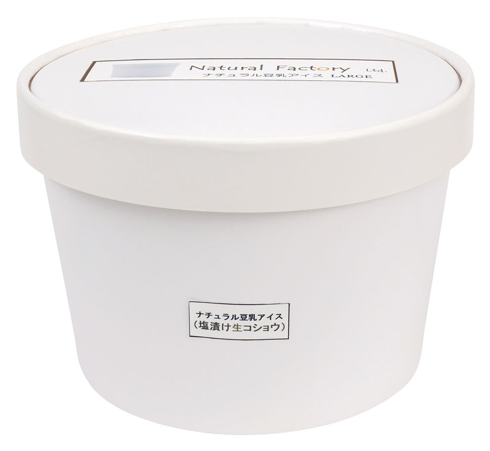 【リマ特選直送品】ナチュラルファクトリー　ナチュラル豆乳アイス　塩漬け生コショウ　1Lラージサイズ