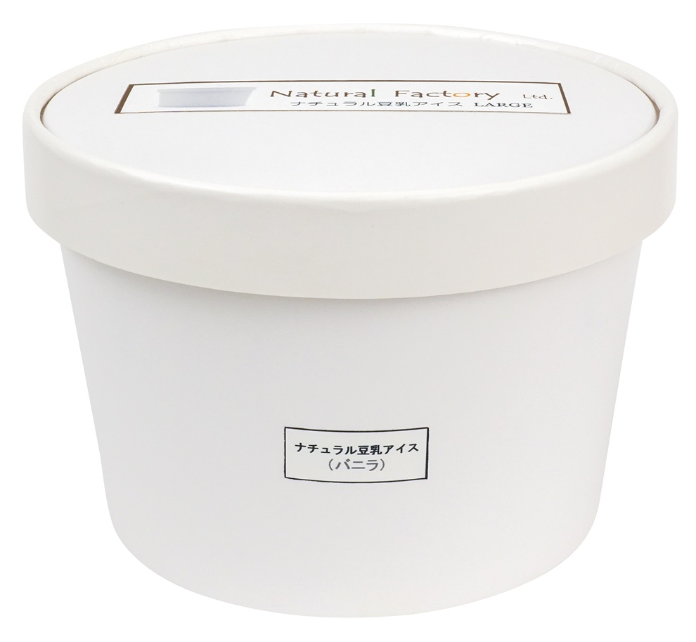 【リマ特選直送品】ナチュラルファクトリー　ナチュラル豆乳アイス　バニラ　1Lラージサイズ