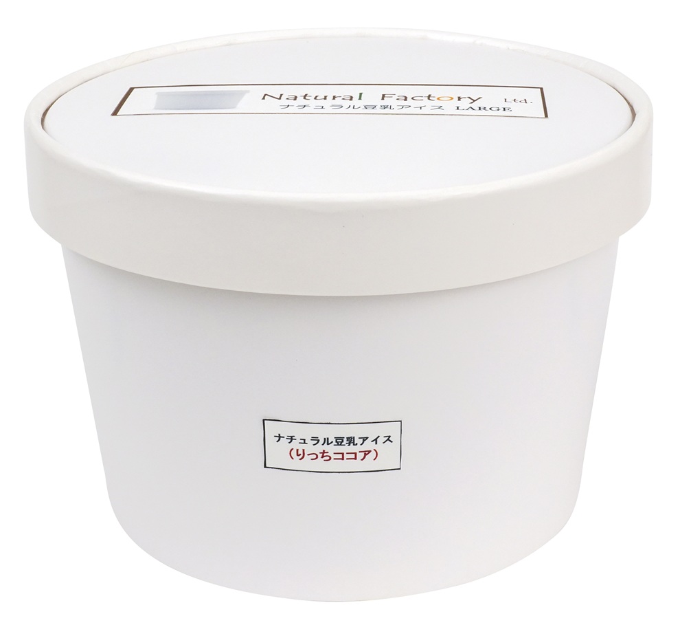 【リマ特選直送品】ナチュラルファクトリー　ナチュラル豆乳アイス　りっちココア　1Lラージサイズ