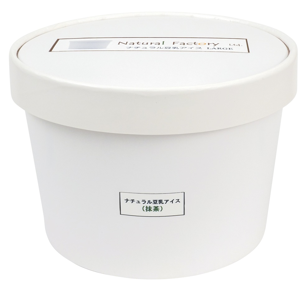 【リマ特選直送品】ナチュラルファクトリー　ナチュラル豆乳アイス　抹茶　1Lラージサイズ