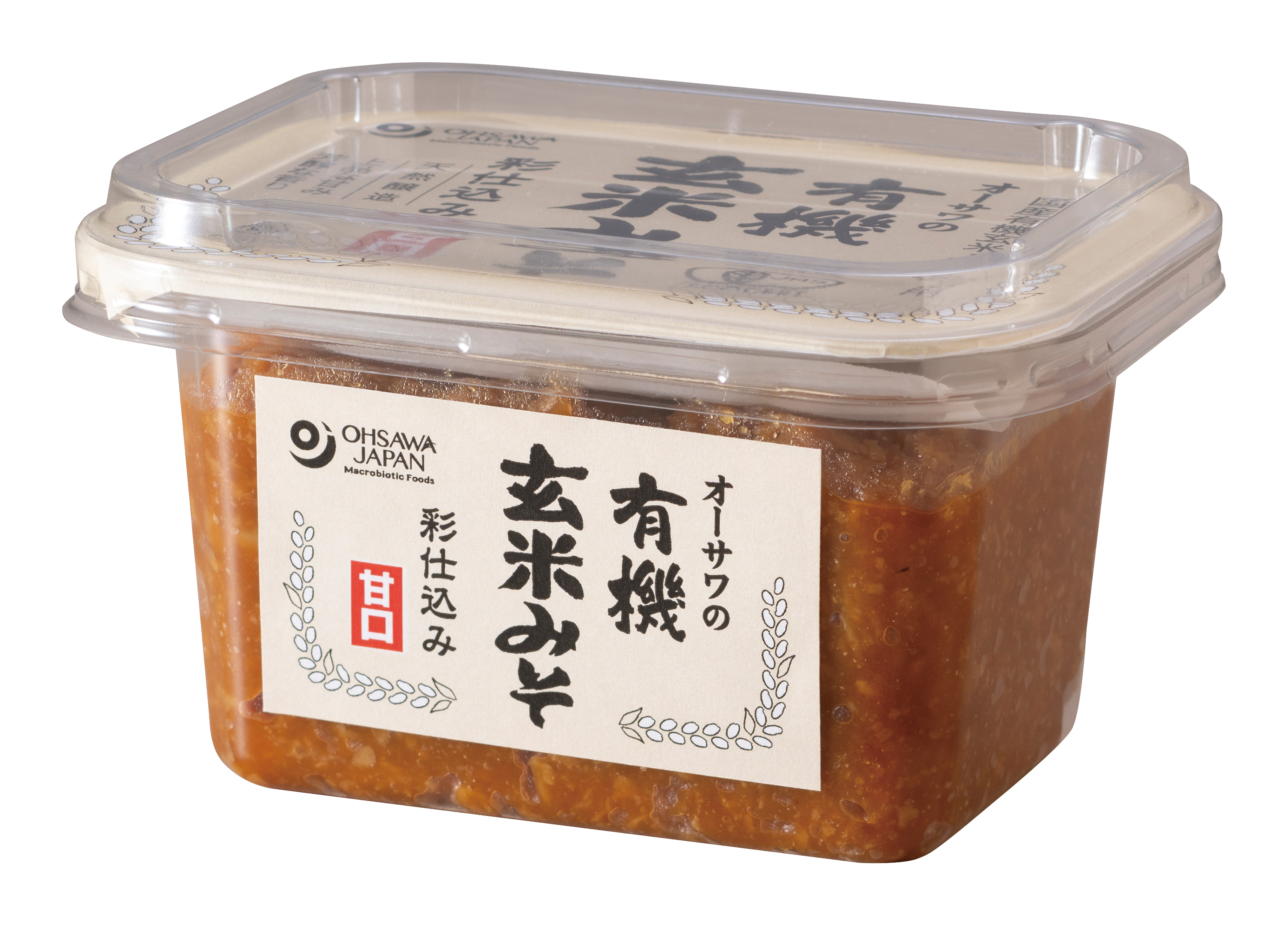 【10月新商品】オーサワの有機玄米みそ(甘口)彩仕込み