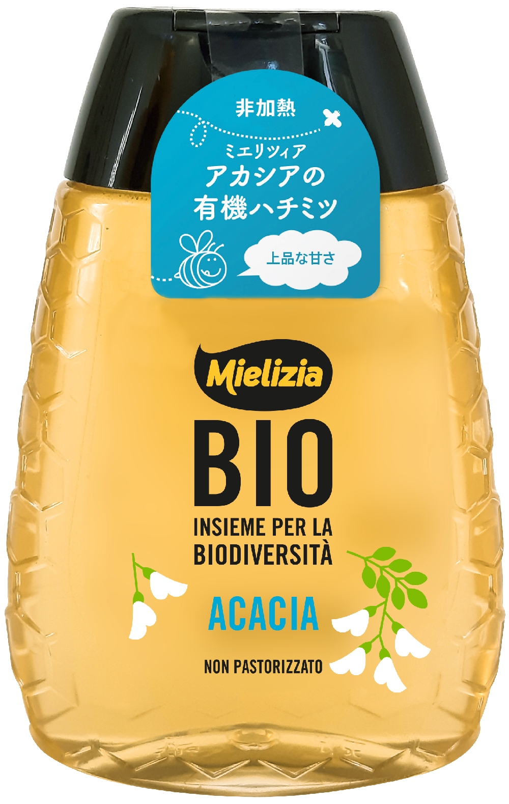 ミエリツィア アカシアの有機ハチミツ(スクイーザーボトル)