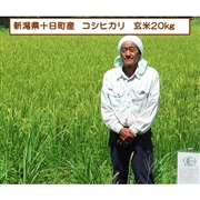 【リマ特選直送品】佐藤克未さんの魚沼産コシヒカリ 玄米