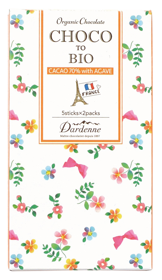 ※中止※ダーデン　チョコっとビオ有機アガベチョコレートカカオ70%
