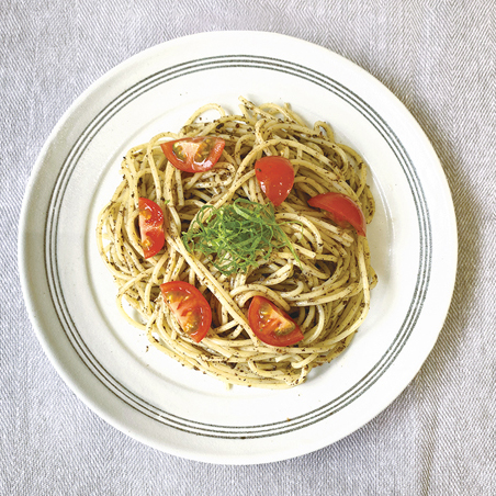 【レシピ】イカスミ風ひじきパスタ