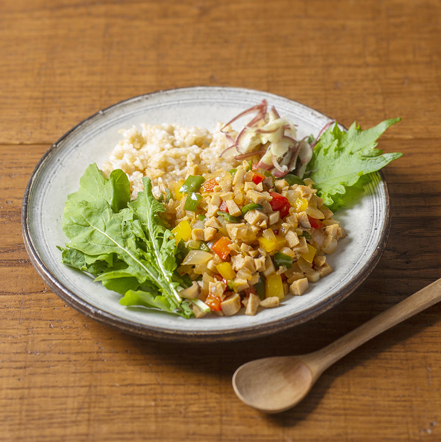 【レシピ】和風ベジガパオライス