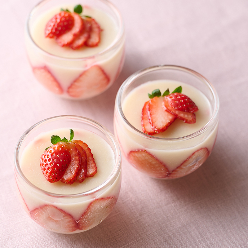 【レシピ】玄米クリームのヨーグルト風ゼリー