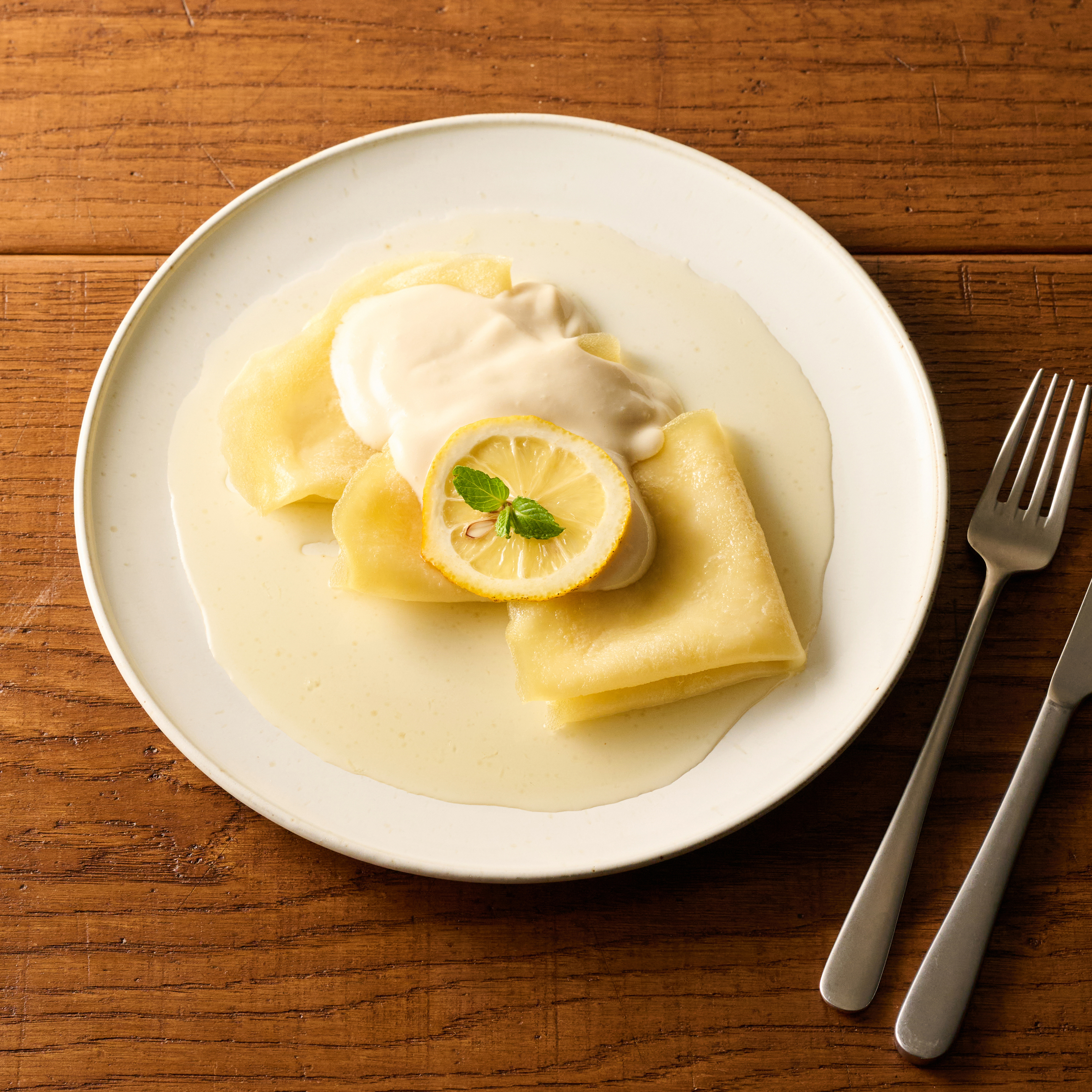 【レシピ】クレープ レモンシロップ＆レモンクリーム