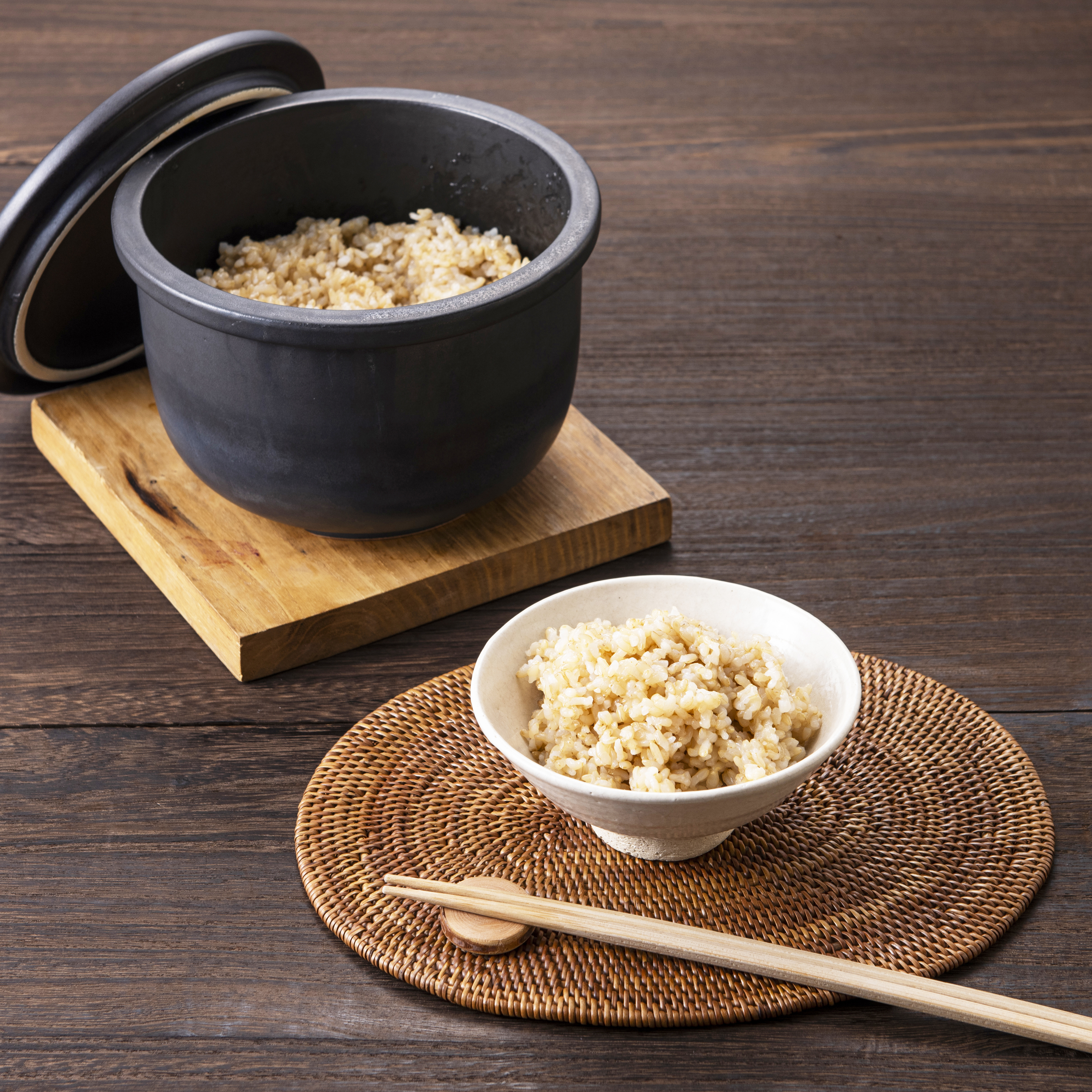 【レシピ】玄米ごはん（カムカム鍋炊き）