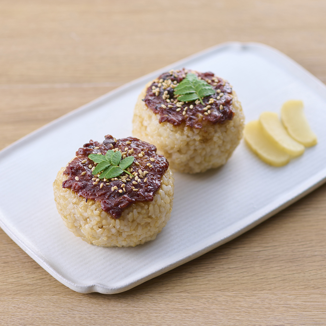 【レシピ】ひしお味噌の焼きおにぎり