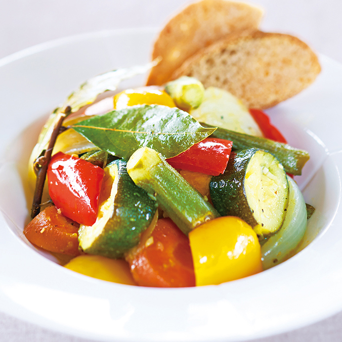 【レシピ】夏野菜のホワイトラタトゥイユ