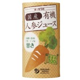 【定期お届け割引サービス】オーサワの国内産有機人参ジュース